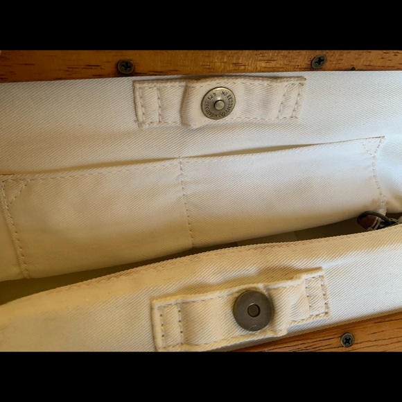 Vintage J.Crew seer sucker handheld bag. - Picture 5 of 9